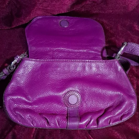 Brighton Purple Crossbody Bag with Tassel Charm - Picture 4 of 13